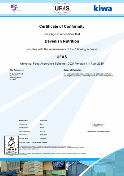 Belfast UFAS Cert