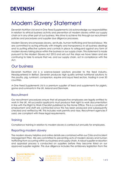 Modern Slavery Statement 2024/25